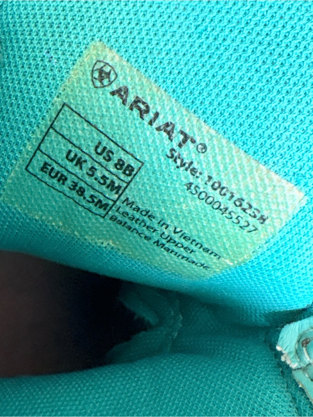 Ariat Fatbaby Cowgirl Brown And Teal Boots - Picture 10 of 12